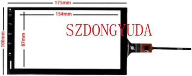 Main image of Touchpad 7 Inch 6pin GT911 Chip 175*100 For Xtrons TQ700L Car DVD GPS Navigation Capacitive Touch Screen Digitizer Glass