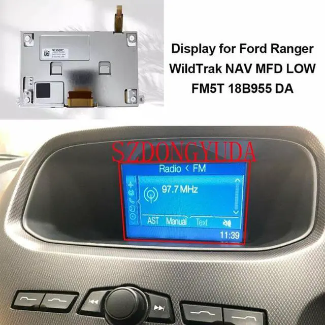 Main image of Dashboard Display For Ford Ranger WildTrak Nav MFD LOW FM5T 18B955 DA Instrument Cluster Car Navigation LCD Screen Panel