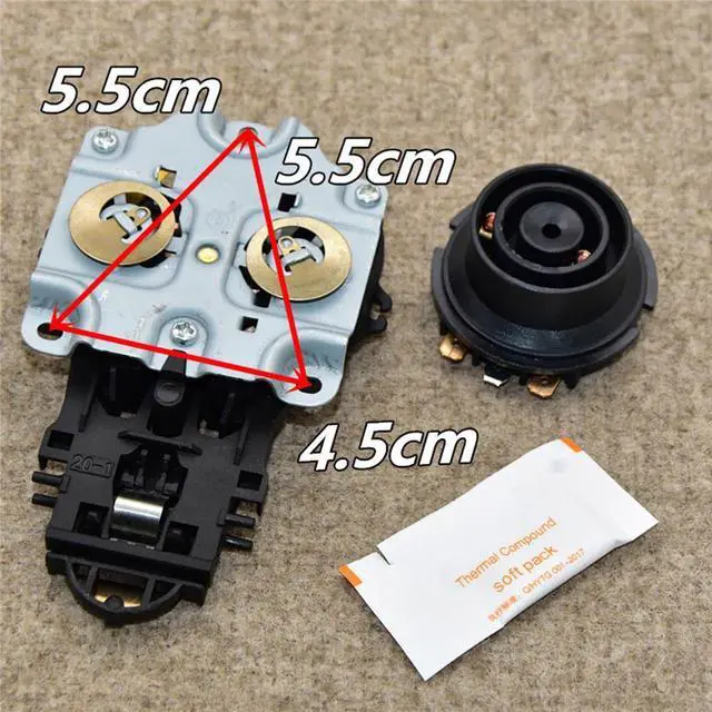 Alt view image 2 of 3 - Universal Thermostat Assembly Base Switch Coupler Connectors Water Pot Bottom Socket Electric Kettle Repair Parts