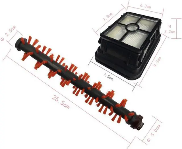Alt view image 4 of 4 - Vacuum Cleaner Rugs Carpets Brushroll & HEPA Filter for Bissell Crosswave 1785 Series Robot Vacuum Parts 1785, 17852, 2303