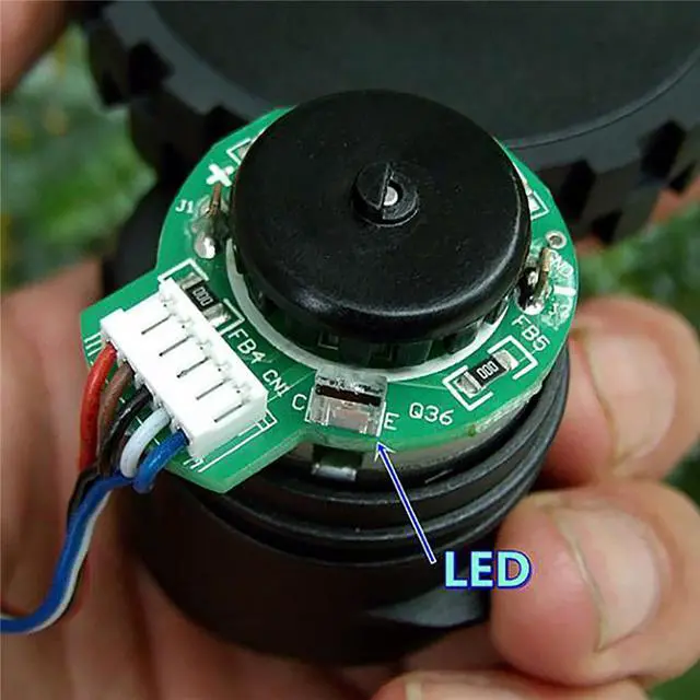 Alt view image 4 of 4 - 2pcs DC12V Professional Gear Motor with Encoder RC Model Tank Spare R L Motor Wheel For Robot Vacuum Cleaner Tracking Car