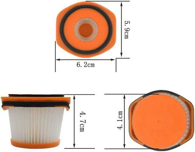 Alt view image 4 of 4 - 4PCS Vacuum Cleaner HEPA Filter High Efficient Pollen/ Allergens Filter Core For Shark Wandvac System XFFWV360 WS620 WS630 WS632