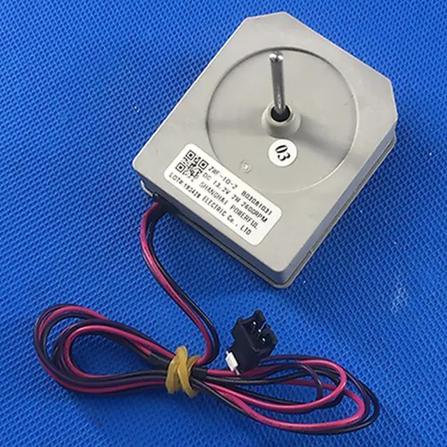 Alt view image 4 of 4 - For Hisense Ronshen Refrigerator Fan Replacement ZWF-10-2 B03081031 DC Fan Motor Refrigerated Motor