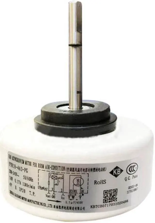 Alt view image 2 of 4 - for TCL Air Conditioner Inner Fan PG Motor Y4S476A711 Hanging Machine Fan Motor RPG15Q-3