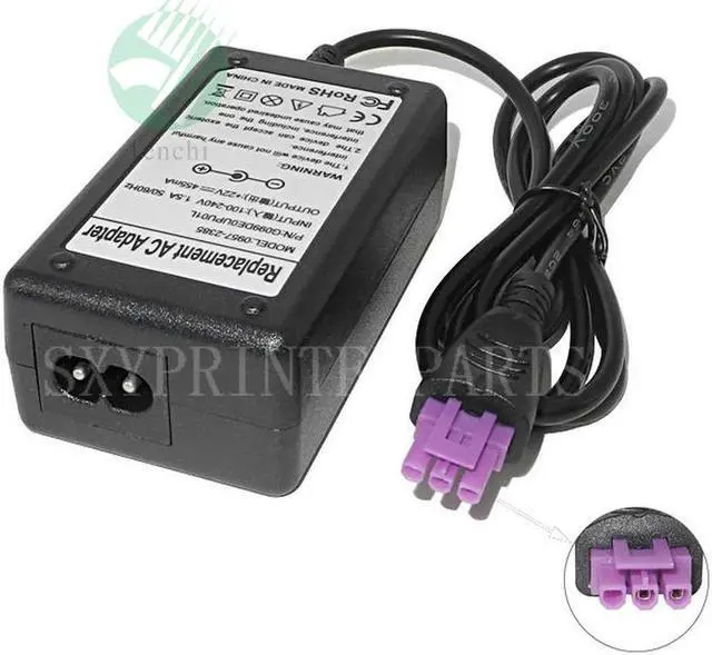 Alt view image 5 of 7 - 0957-2385 AC Adapter Charger Power Supply 22V 455mA for HP 1010 1012 1510 1512 1513 1514 1518 2515 2540 2541 2542 2543 2544 2546