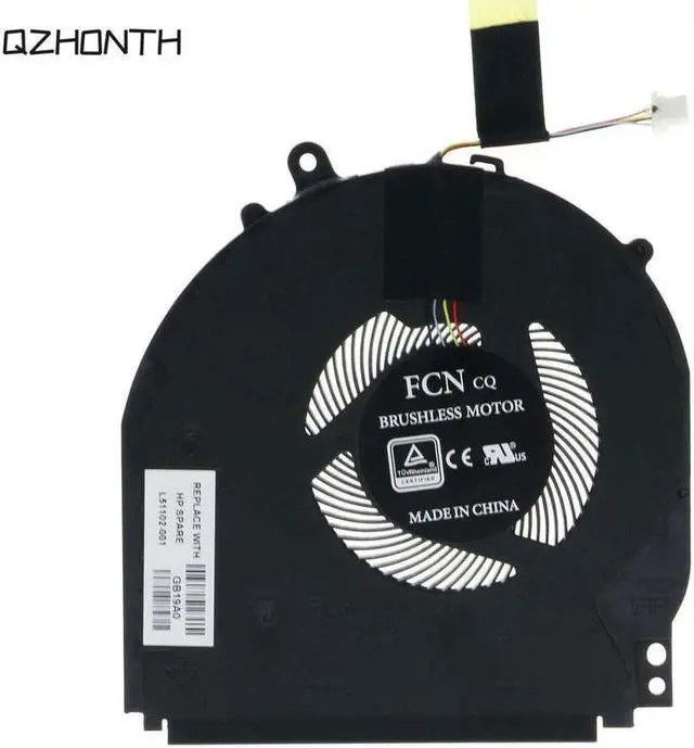 Alt view image 2 of 2 - Laptop CPU Cooling Fan For HP Pavilion X360 14-DH 14M-DH L51102-001