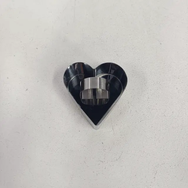 Main image of HORNBIAMOV Elegant Love: Stainless Steel Heart Shaped Cake Mold for Perfect Celebrations