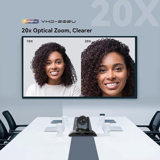 Tenveo 20X Optical Zoom Video Conference Camera Full HD 1080p USB