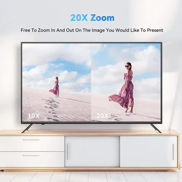 Alt view image 4 of 7 - Tenveo NDI Camera 20X Optical Zoom NDI PTZ Camera HDMI 3G-SDI IP Live Streaming PTZ Camera for Church Worship Education Events 1080P 60FPS High Image