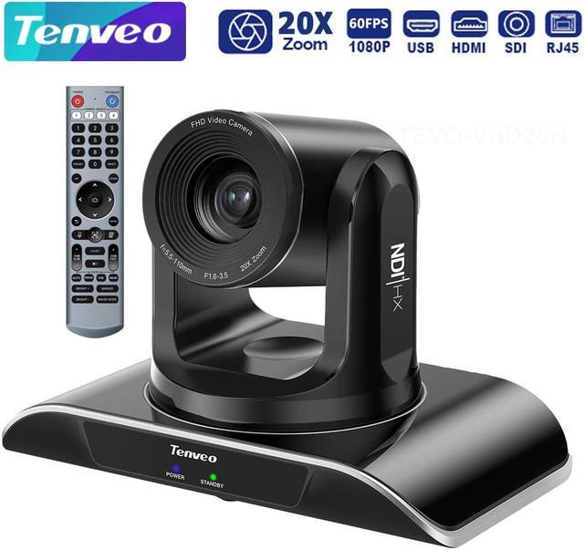 Tenveo NDI Camera 20X Optical Zoom NDI PTZ Camera HDMI 3G-SDI IP