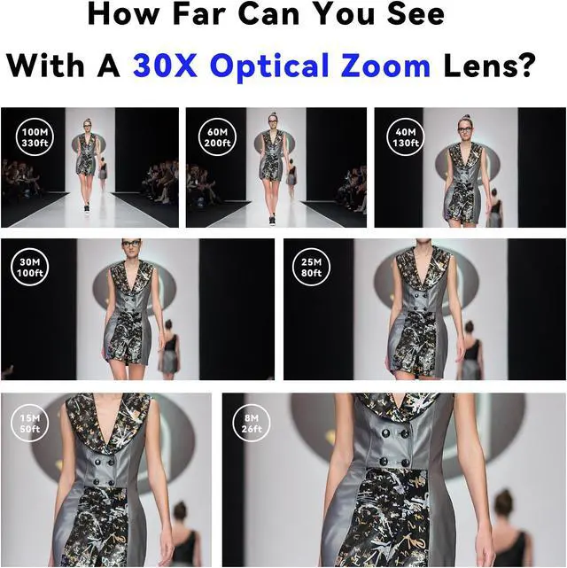 Alt view image 4 of 7 - Tenveo AI Auto-Tracking PTZ Camera Live Streaming 30X Optical Zoom SDI/HDMI/USB/RJ45 Video Conference Room Camera 1080P 60FPS for Live Streaming Church Services Worship Events Broadcast(VHD630A)