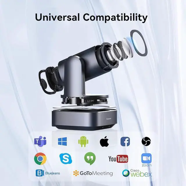 Alt view image 5 of 7 - Tenveo VL20H PTZ Camera with 20X Optical Zoom  1080P 60fps Wide View Angle USB3.0/HDMI Video Outputs Works with Zoom Skype Teams for Video Conference Red Dot Design Winner