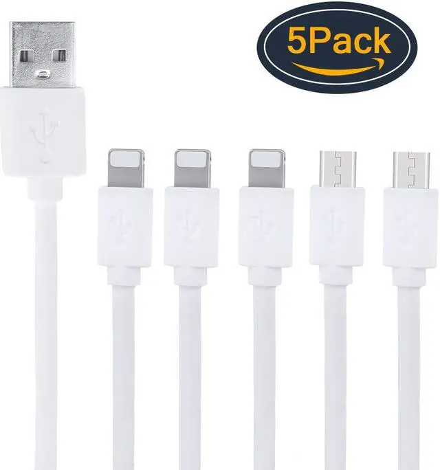 Main image of Beebo Beabo Compatible iPhone/Android Charger Cable,3Lightning,2Micro USB Cable,20cm
