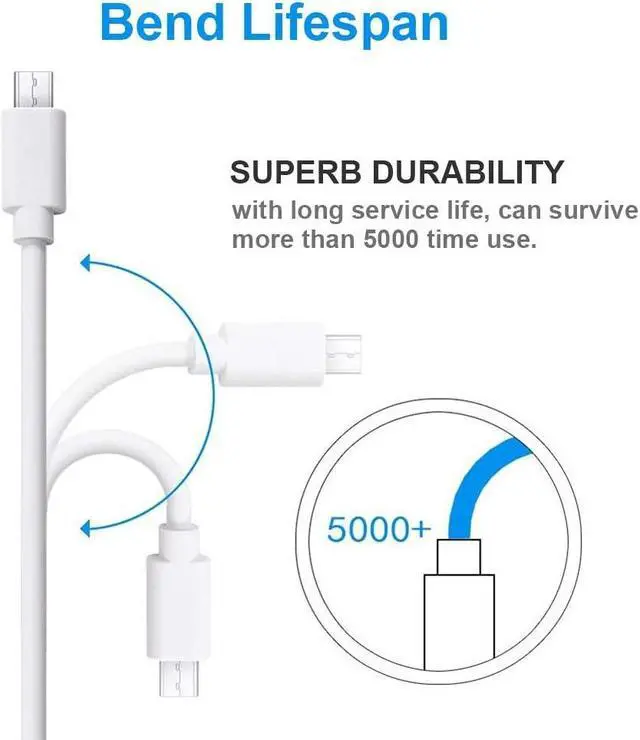 Alt view image 2 of 6 - Beebo Beabo Compatible iPhone/Android Charger Cable,3Lightning,2Micro USB Cable,20cm