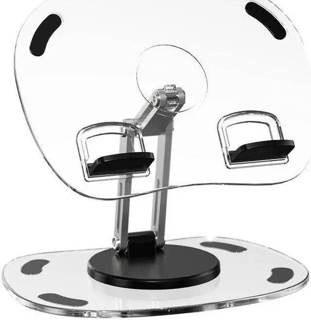 Alt view image 2 of 7 - Beebo Beabo Adjustable Cell Phone Holder,Stable Lazy Person Stand,for Phone iPad,720°Rotate,Foldable Phone Holder Portable Monitor Stand(4 Colors)White