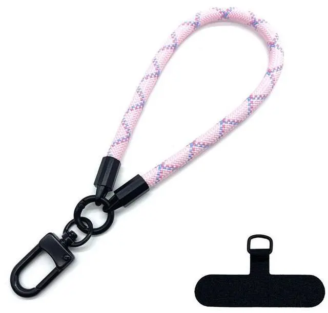 Main image of Beebo Beabo Multifunctional Wrist Phone Strap, Adjustable Lanyard for Smartphones  Anti-Slip, Secure Grip, Hands-Free for Running, Travel, Work(Pink+Blue)