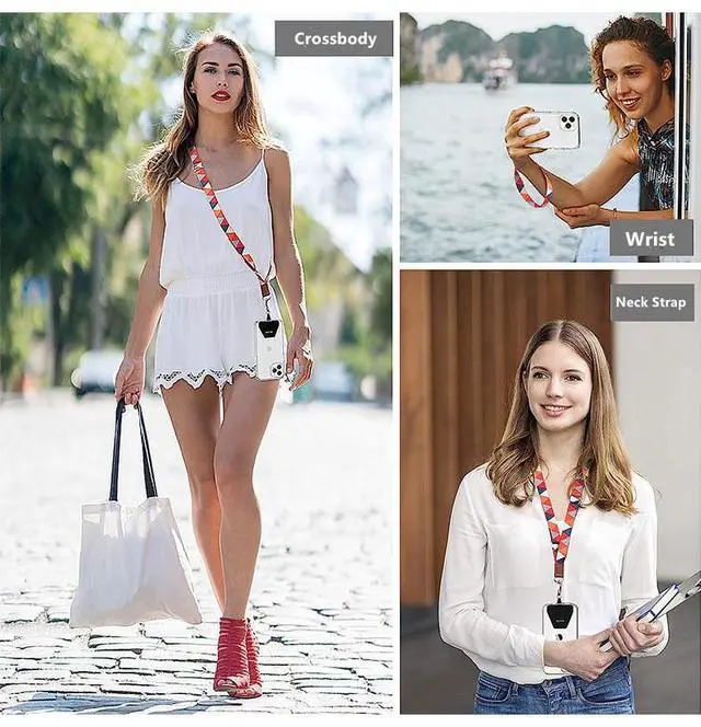 Alt view image 4 of 5 - Phone Lanyard, Universal Crossbody Cell Phone Strap Adjustable Neck Strap for Women Men Travel Shopping Walking Leopard