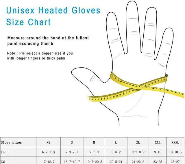 Alt view image 6 of 7 - Heated Motorcycle Gloves - 7.4V Electric Rechargeable Battery Waterproof Gloves for Men Women,Winter Biking Cycling Hunting Fishing Skiing Riding Powered Gloves X-Large