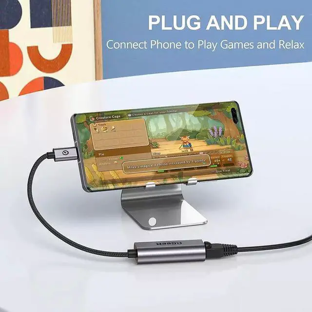 Alt view image 10 of 12 - QGeeM USB Type C to Ethernet Gigabit Adapter Thunderbolt 3 to RJ45 LAN Network Portable Cable USB C to Ethernet Adapter