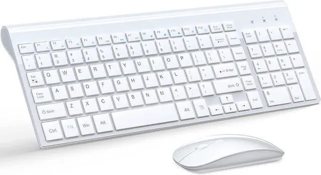 Main image of Wireless Keyboard and Mouse Full-Siz
Wireless Mouse and Keyboard Combo
2.4GHz Silent USB Wireless Keyboard
Mouse Combo for PC Desktops
Computer,Laptops,Windows