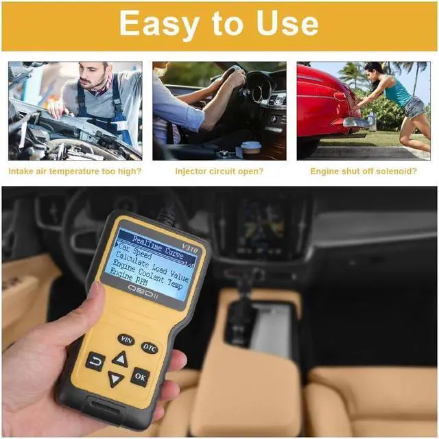 Alt view image 4 of 7 - Ochine OBD2 Scanner OBD Code Reader & Scan Tools Car Engine Diagnostic Scanner Tool For All OBDII Protocol Cars