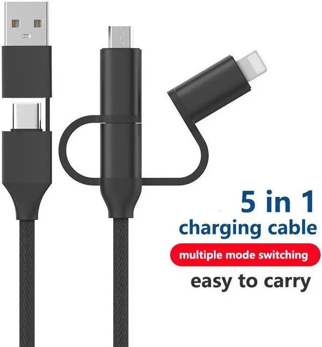 Main image of 5-in-1 multi fast charging cable USB-C charging C-type to C-type USB charger