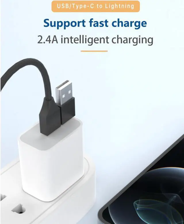 Alt view image 5 of 7 - 5-in-1 multi fast charging cable USB-C charging C-type to C-type USB charger