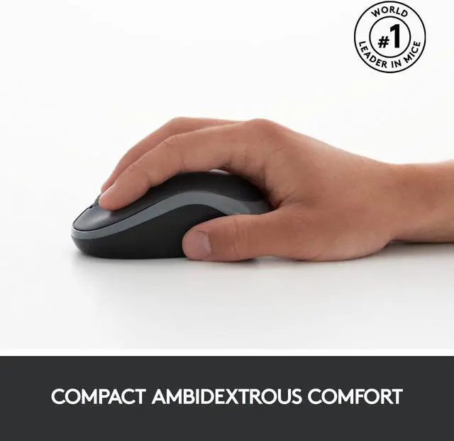 Alt view image 3 of 7 - MK270 Wireless Keyboard And Mouse Combo For Windows, 2.4 GHz Wireless, Compact Mouse, 8 Multimedia And Shortcut Keys, For PC, Laptop - Black