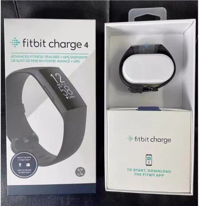 Alt view image 5 of 5 - Charge 4 Fitness and Activity Tracker with Built-in GPS, Heart Rate, Sleep & Swim Tracking, Black