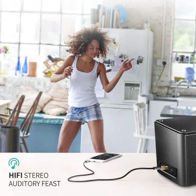 Alt view image 6 of 7 - QGeeM 6.35mm 1/4 Male to 3.5mm 1/8 Female Stereo Headphone Adapter Audio Jack Plug Gold Plated for Speaker Headphone Guitar Digital Piano Amp, 2 Pack