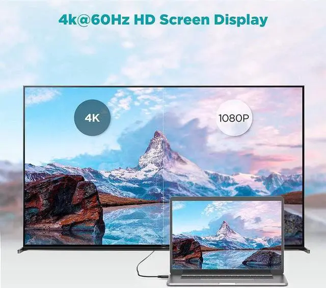 Alt view image 6 of 7 - Qgeem DisplayPort 1.2 cable 3ft, 4K DisplayPort to DisplayPort cable, high speed DP cable support 4K@60Hz And 2K@144Hz Compatible PC, laptop, TV, monitor port cable