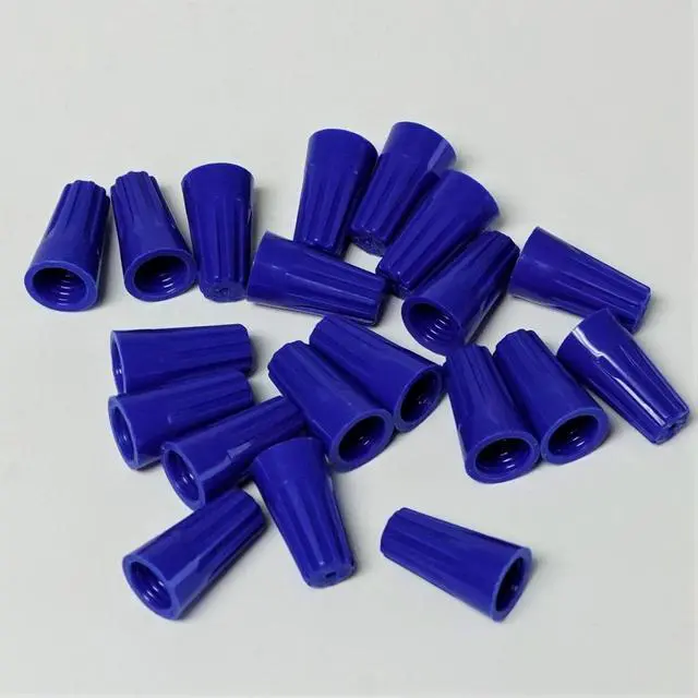 Alt view image 3 of 7 - Supco T1150 Connector, Insulated, Spring Insert, Blue, Small Size (Pack of 20)