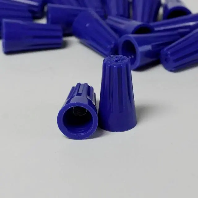 Alt view image 4 of 7 - Supco T1150 Connector, Insulated, Spring Insert, Blue, Small Size (Pack of 20)