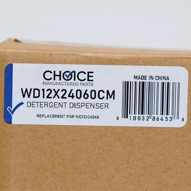 Alt view image 4 of 4 - Choce Parts WD12X24060 for GE Dishwasher Detergent Soap Dispenser