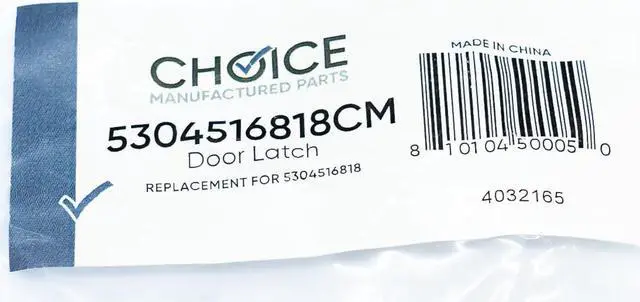 Alt view image 5 of 5 - Choice Parts 5304516818 for Electrolux Frigidaire Dishwasher Door Latch Switch Assembly