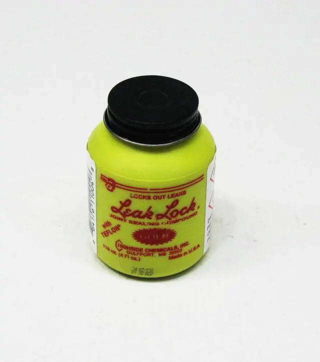 Alt view image 3 of 4 - HIGHSIDE CHEMICALS HS11004 Joint Sealing Compound Jar, Leak Lock Gold, Gold