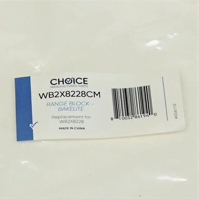 Alt view image 6 of 6 - Choice Parts WB2X8228 for GE Range Stove Top Surface Burner Receptacle Kit