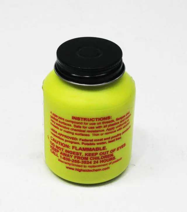 Alt view image 4 of 4 - HIGHSIDE CHEMICALS HS11004 Joint Sealing Compound Jar, Leak Lock Gold, Gold