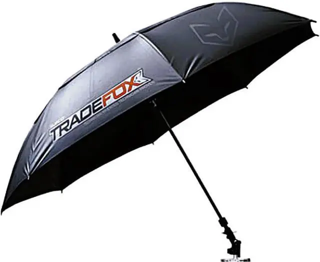 Main image of Supco TradeFox 60" Black Umbrella with Magnetic Base Kit MUKIT Stay Cool and Dry when Doing Outdoor Repair Work Includes Lanyard to Help Secure Umbrella