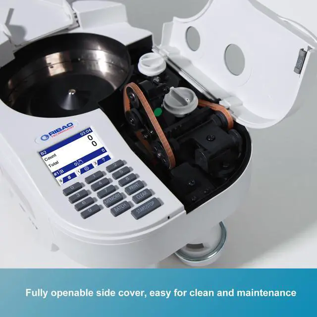 Alt view image 7 of 7 - Ribao HCS-25 Portable Automatic Super Quality high Speed Heavy Duty Coin Counter and sorter Color Screen Two Years Warranty
