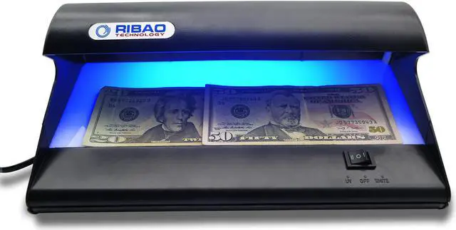 Alt view image 7 of 7 - Ribao SLD-16 Bill Detector UV Ultraviolet Counterfeit Money Checker