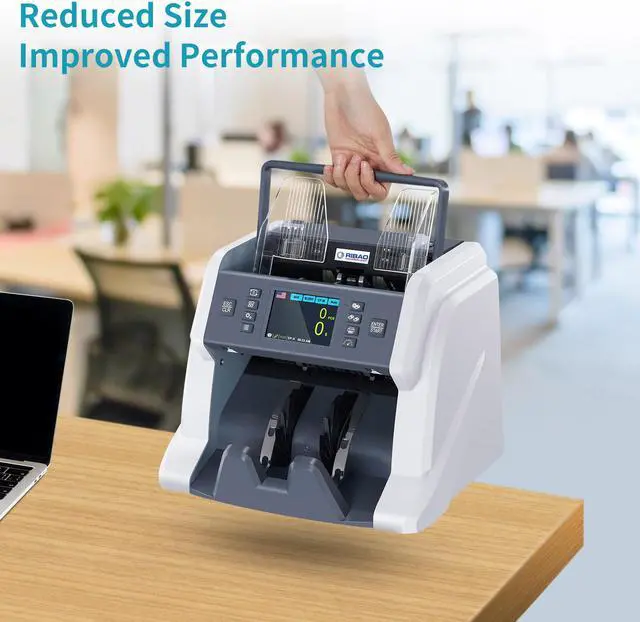 Alt view image 3 of 14 - RIBAO BC-40 Mixed Denomination Professional Bill Value Counter Multiple Currency Cost Effective Cash Money Counter CIS/UV/MG/IR Counterfeit Detection Two Years Warranty