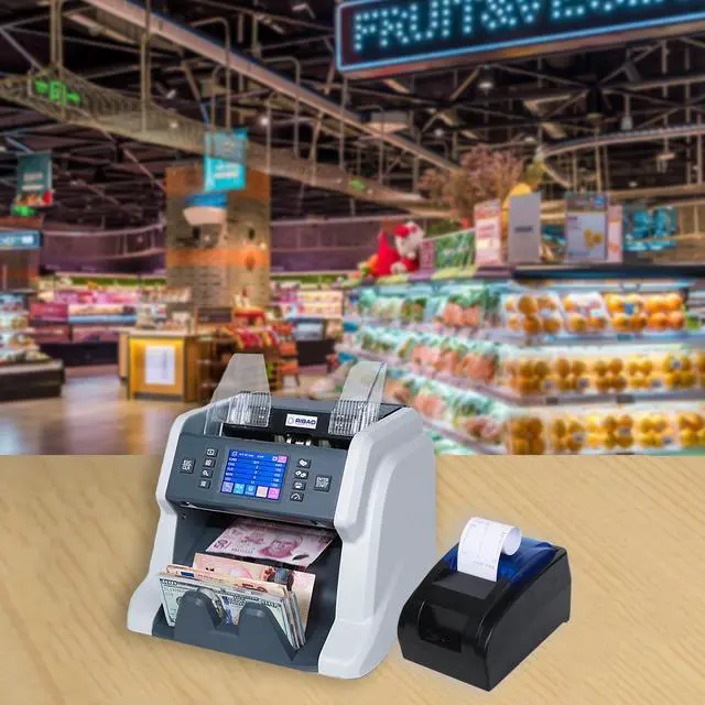Alt view image 4 of 7 - RIBAO RB-58-RP Thermal Printer Receipt Printer for BC-55 BC-40 BCS-160 Mixed Bill Money Counter, Printing Paper Size 58mm