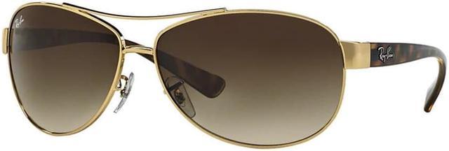 Ray-Ban RB3386 001/13 Gold Pilot Brown Gradient 67mm Non-Polarized Men  Sunglasses 