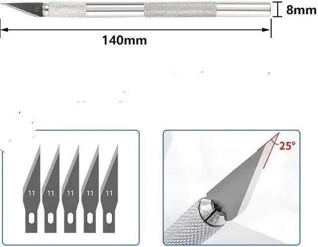 Alt view image 4 of 7 - SCPBOWL 3D Printing Tools Kit, Including 1 pc 5" Spring-loaded Flush Plier,2 ESD Stright/curved Tweezers,1 Carving Knife with 5pcs Knife Head, 2 Sanding Sticks,1 File,1 Clean Cloth,1 pc
Storage Box
