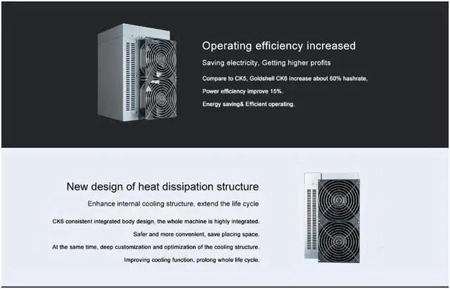 Alt view image 3 of 5 - CK6 Nervos Network Super Computing Server New Upgrade ckb Master 3300W PSU Included