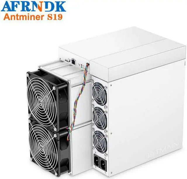 Alt view image 2 of 7 - New Bitmain Antminer S19 95TH/s 3250W 34.5 J/TH Bitcoin BCH Mining Machine RJ45 Ethernet 10/100M (With APW12 Power Supply) ASIC GPU Miner