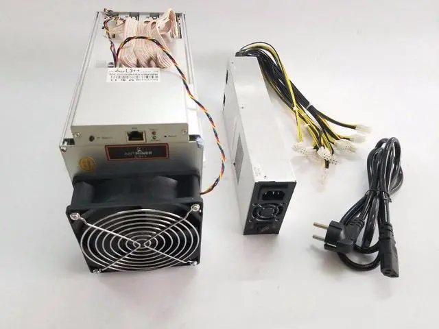 Alt view image 5 of 7 - ASIC Chip Miner ANTMINER L3++ 580MH/s With PSU Scrypt Miner LTC1.62J/MH+10% Litecion Mining Machine Better Than ANTMINER L3+ S9 S9i