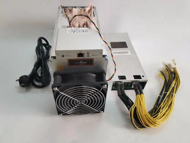 Alt view image 2 of 7 - ASIC Chip Miner ANTMINER L3++ 580MH/s With PSU Scrypt Miner LTC1.62J/MH+10% Litecion Mining Machine Better Than ANTMINER L3+ S9 S9i