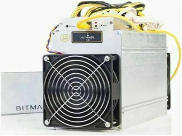 Main image of Bitmain Antminer L3+ 504 MH/s with APW 1.6J/MH/s + 10% BM1485 ASIC chip
 Ethernet 3+ + Power Supply, Scrypt (LTC, DOGE) 504 MH/s